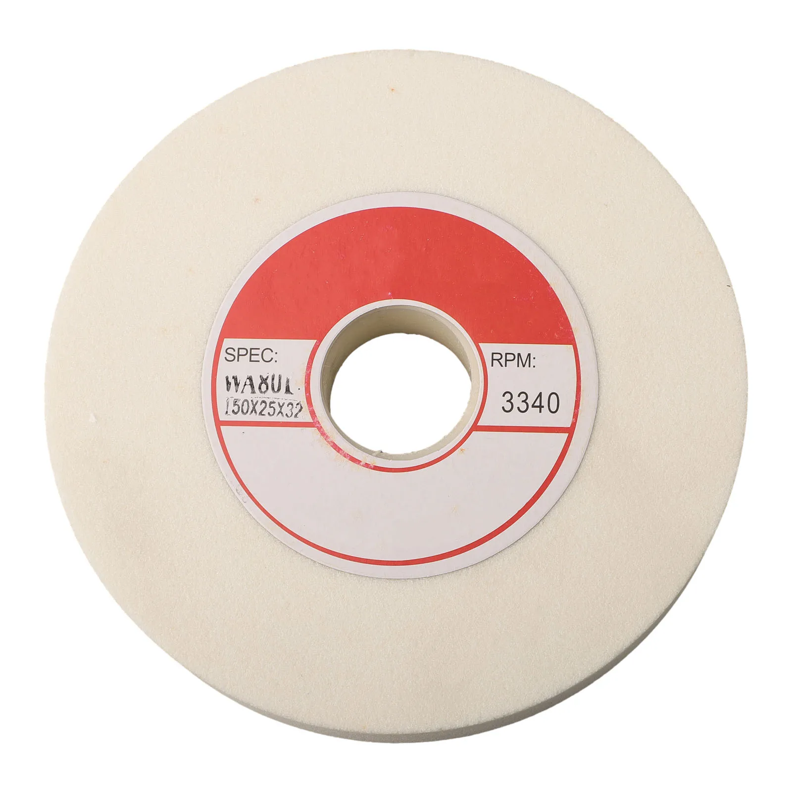 150mm 6inch Ceramic Abrasive Flat Wheel Chrome Corundum Grinding Wheel 80 Grit  Operated Grinder Grinding Wheel