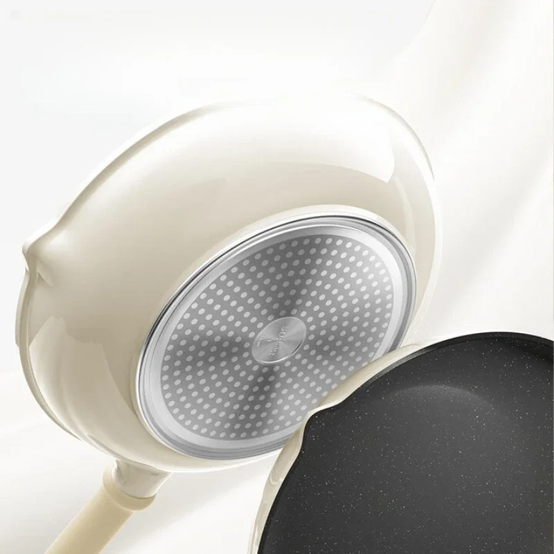 

Pan Ceramic Coated Non-Stick Pan Oil Gathering Small Frying Pan