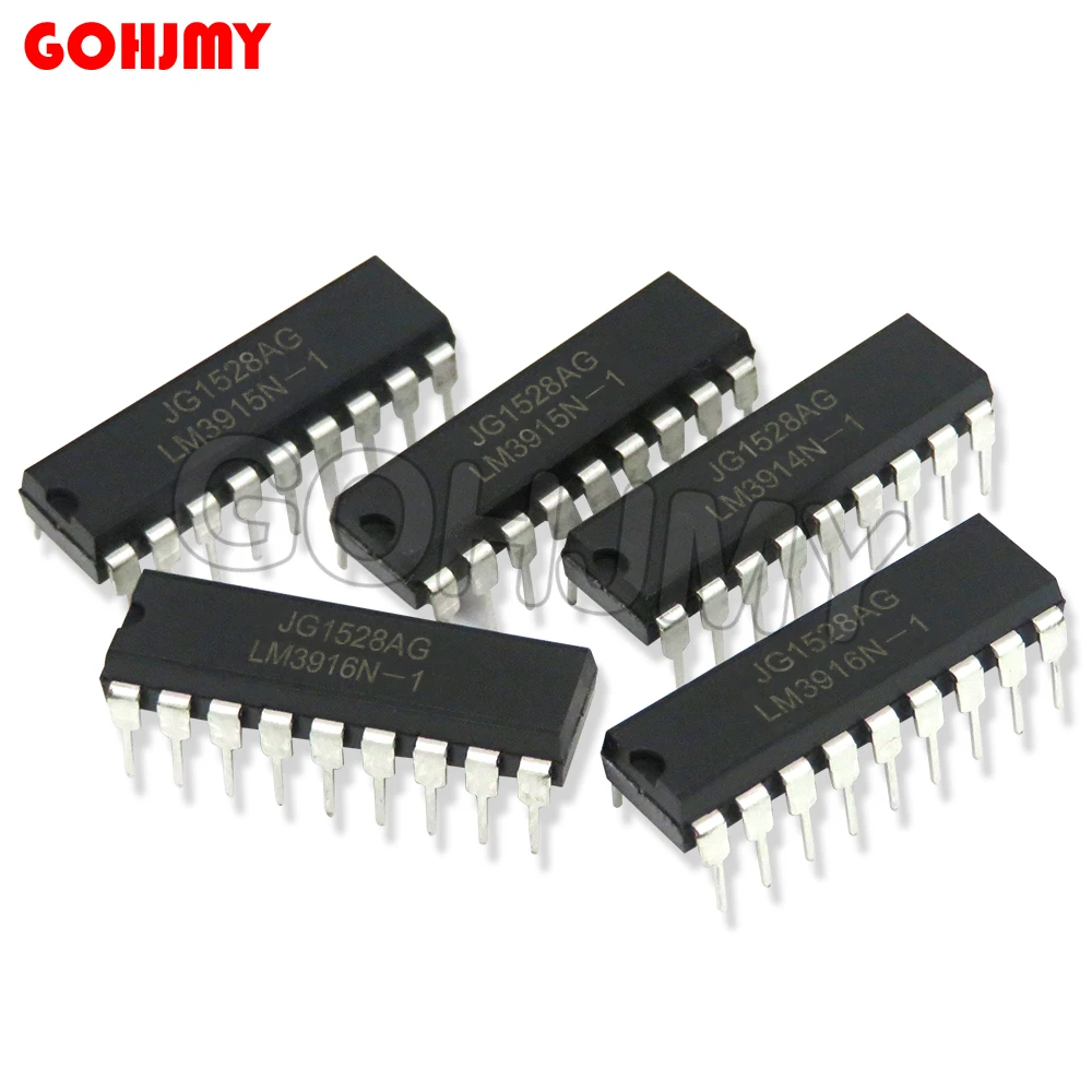 5PCS LM3914N-1 LM3915N-1 LM3916N-1 DIP-18 LM3914N LM3915N LM3916N LM3914 LM3915 LM3916 DIP18