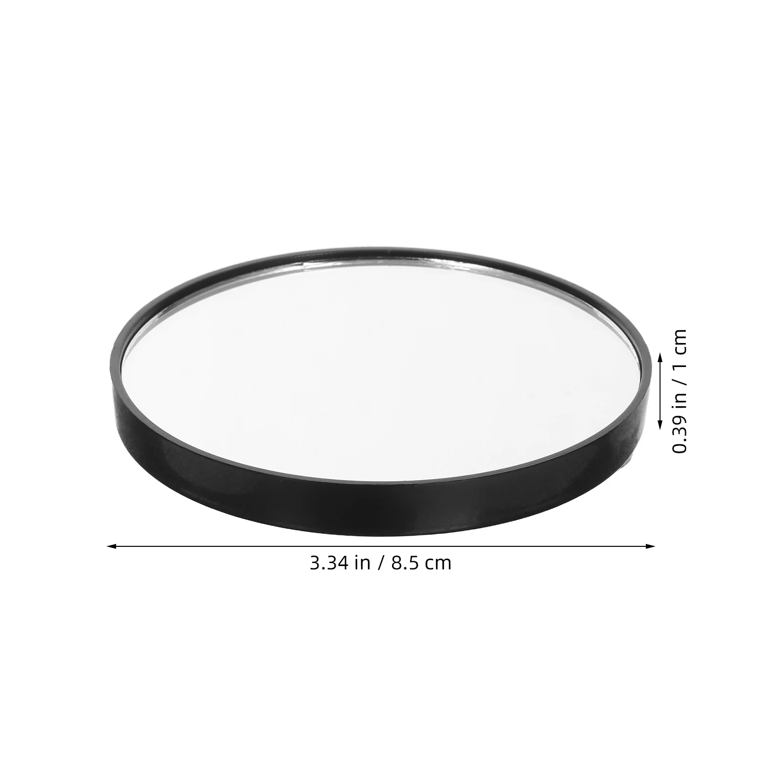 5 قطع مرآة محمولة باليد مع تكبير 5X مرآة مكياج شفط محمولة بتصميم مدمج للسفر تستخدم مجوهرات إزالة الرؤوس السوداء