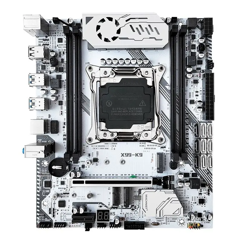 Leading-X99 Motherboard LGA2011-3 VRM Fan Cooling With 213316G Memory Module Supports Xeon E5 V3/V4 Series/Core 17 Series CPU