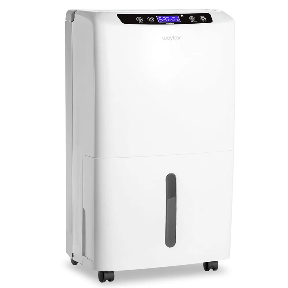 2000 Sq. Ft Dehumidifier for Home and Basements, with Auto or Manual Drainage, 0.66 Gallon Water Tank Capacity