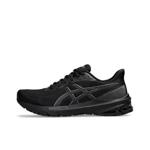 Asics GT-1000 12: Comfortable thick sole, cushioned low-top running shoes for women, black 1012B450-001