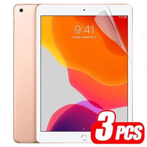 PET 소프트 스크린 보호대, 아이패드 미니 6, 에어 5, 4, 10 번째 보호 필름, 아이패드 9, 8, 7, 10.2, 아이패드 프로 11, 2022 2021, 3 개