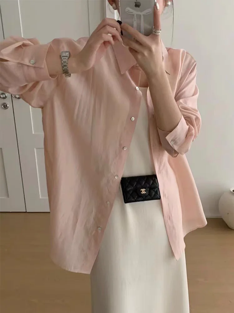 2025 Chinese Style Women Shirts Summer Thin Long Sleeves New Arrivals Blouse For Elegant Lady Hollowed Back Sun-protective Shirt