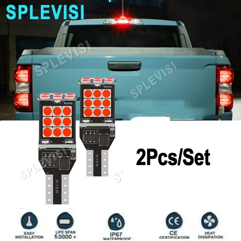 

2x LED Third Brake Center High Mount Stop Light Bulbs for Ford F-150 1994 1995 1996 1997 1998 1999 2000 2001 2002 2003 2004-2022