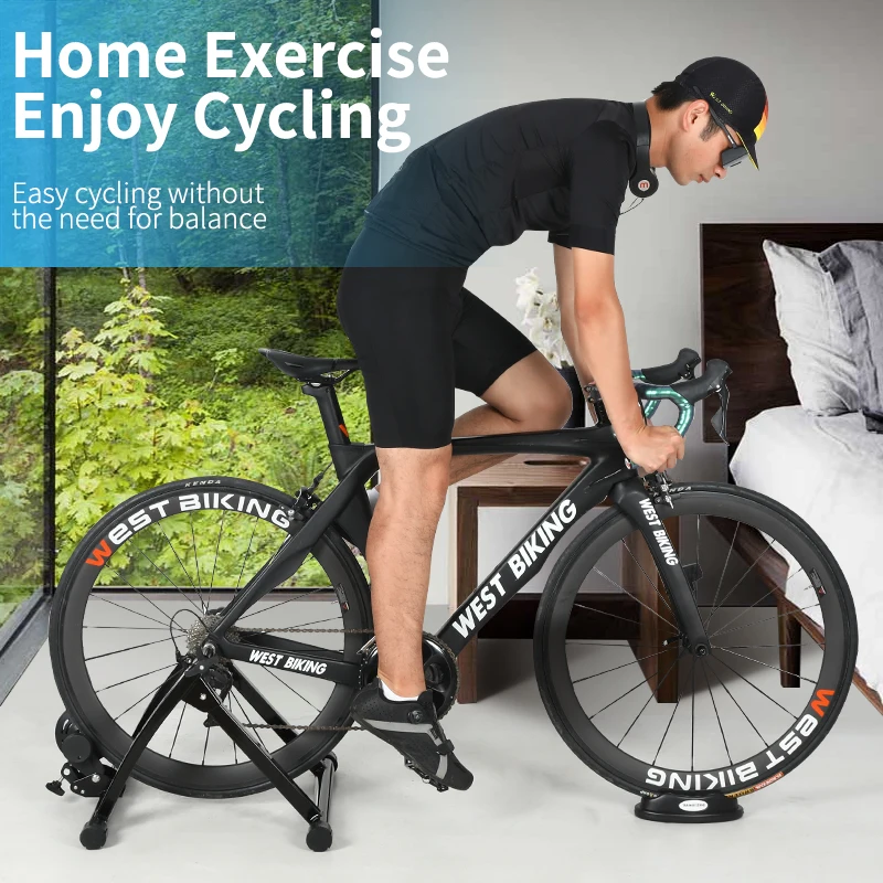 WEST BIKING Indoor Cycling Trainer 6 Speed Magnetic Resistance