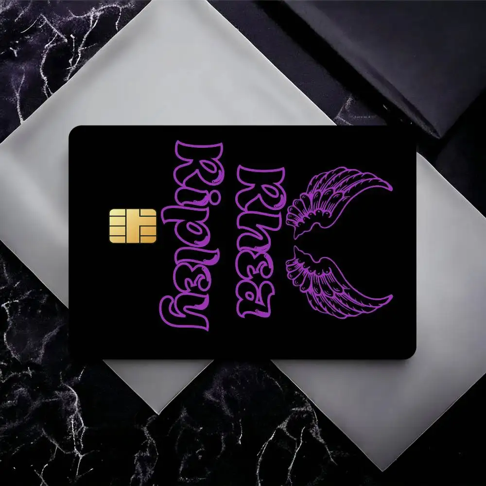 Wrestler R-Rhea Ripley Credit Card Skin Stickers for Bank Card Bus Metro Card Sticker Waterproof Gift