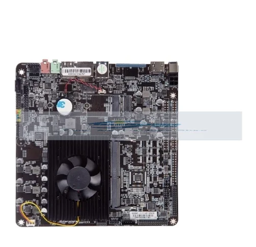 N95 ITX main board quad-core 17X17 industrial control NAS industry motherboard, dual network interface card 12 discs