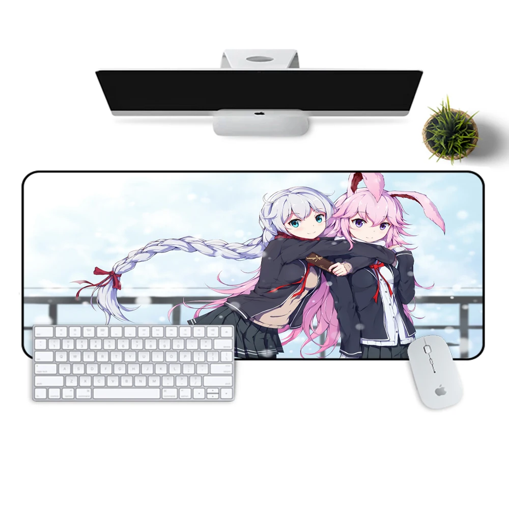 

Honkai Impact 3 Kiana Kaslana Laptop Gaming Mousepad Anime Pc Mat Extended Pad Desk Protector Desk Mat Home Office Setup Carpet