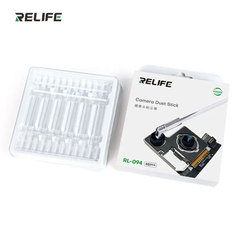 RELIFE RL-094 48PCS Kameraobjektivreiniger Stick Kunstharz Gel Stick für Handy Kameraobjektiv Staub Keine Beschädigung des Chips – Detail 9