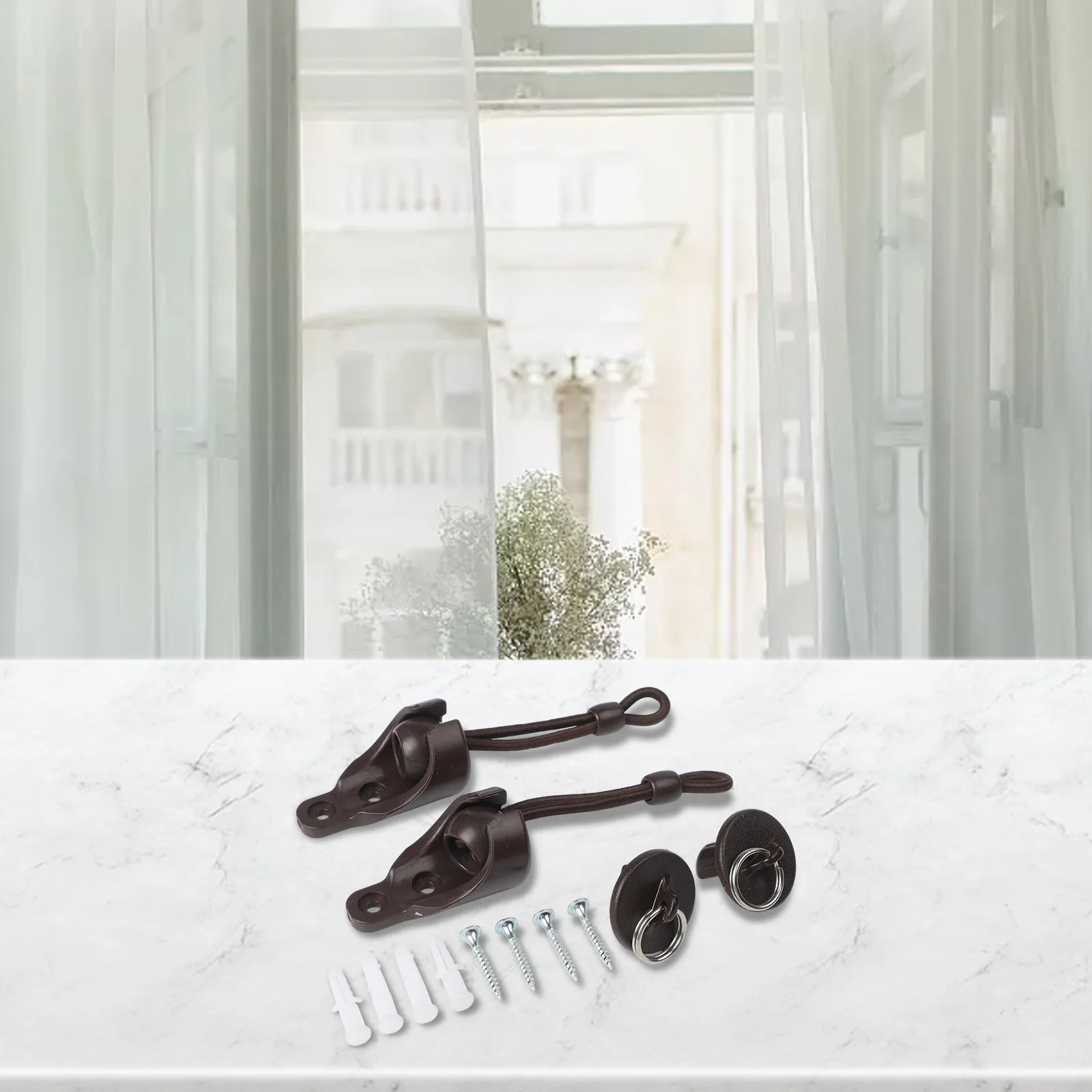 

2 шт., детали солнцезащитного козырька, комплект банджи для рулонных штор, банджи-шнур для крепления ролика, ветрозащитный банджи для рулонных жалюзи, солнцезащитный козырек