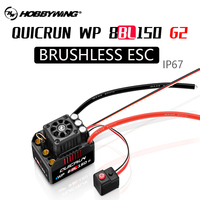 Upgraded HOBBYWING QuicRun WP 8 BL150 G2 3-6S Waterproof Speed ​​Controller Sensorless Brushless ESC For 1/8 RC Truck