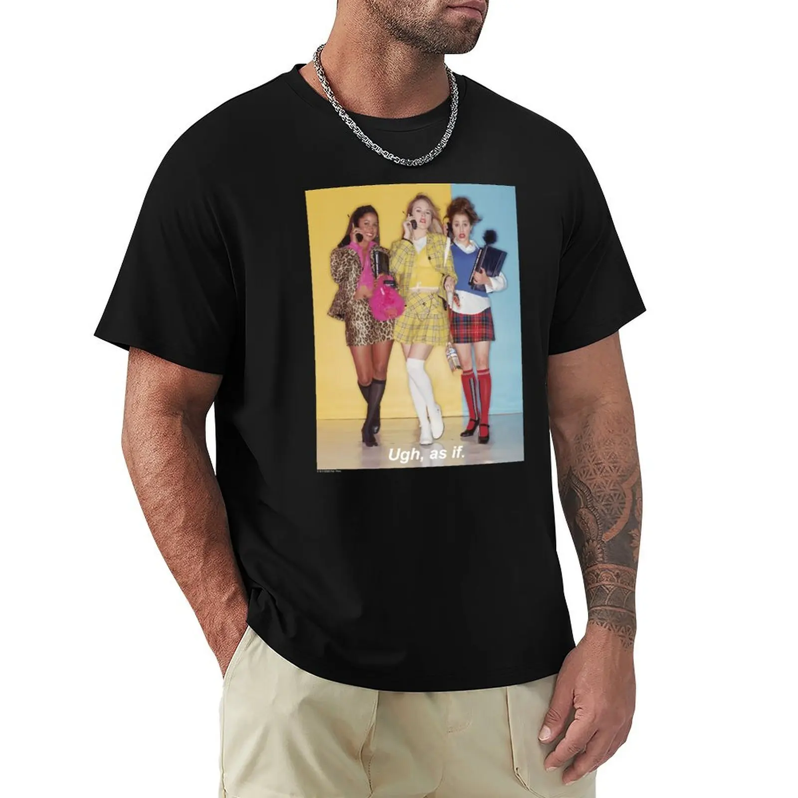 

Clueless As If Group Cell Phone Photo T-Shirt custom t shirt oversizeds sublime men t shirts