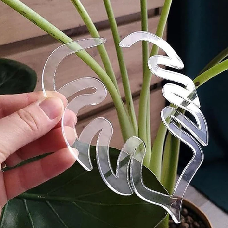 

1PC DIY Accessories Reusable Plant Stem Support Turtle Shell Bamboo Clamp Plant Support For Wide Range Plants Flowers