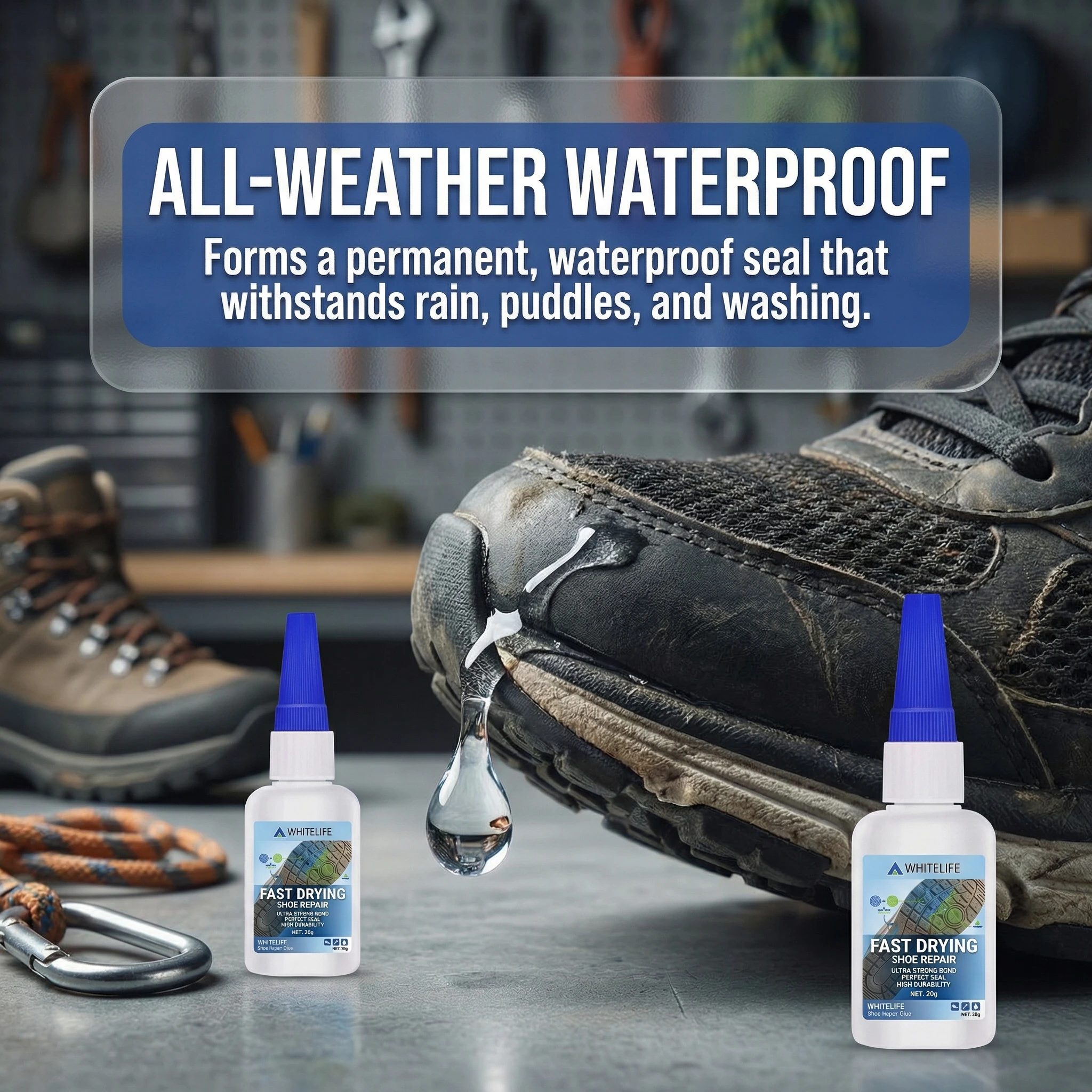 

1-5 Pcs Heavy Duty Shoe Repair Glue, Fast Drying & Waterproof Super Glue for Sneakers, Strong Bond for Rubber & Leather