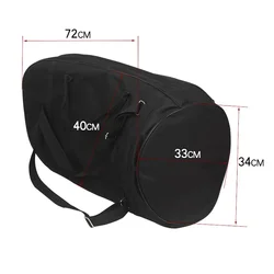 Tenor Horn Gig Backpack Baritone Case Handbag Black Waterproof Oxford Cloth Storage Bag Musical Instrument Accessories