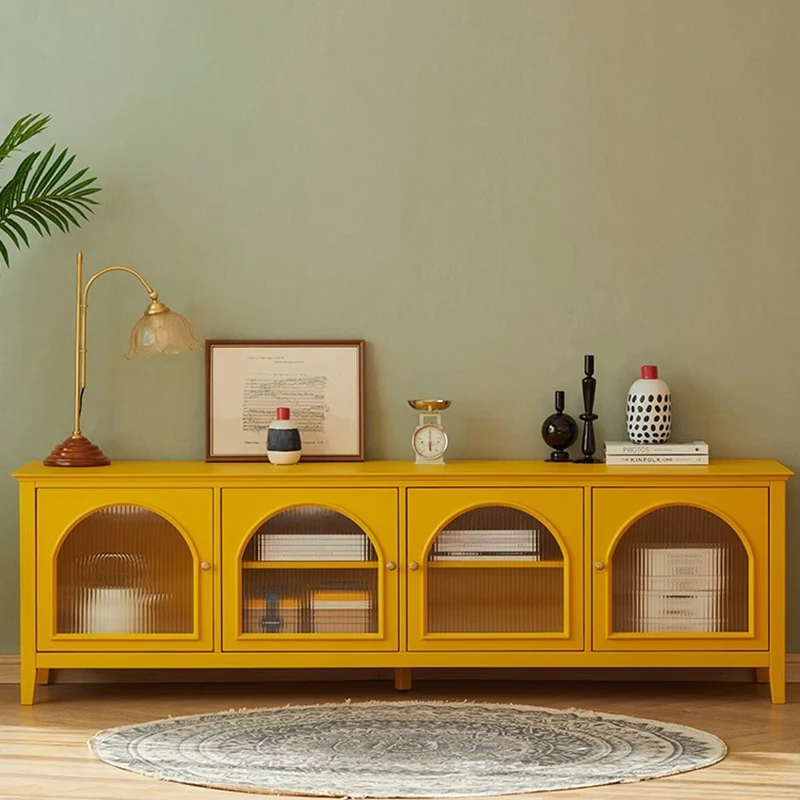 

French Multifunctional Tv Stand Trendy Beauty Minimalist Luxury Tv Stand Elegant Cute Meuble Télévision Salon Room Furniture
