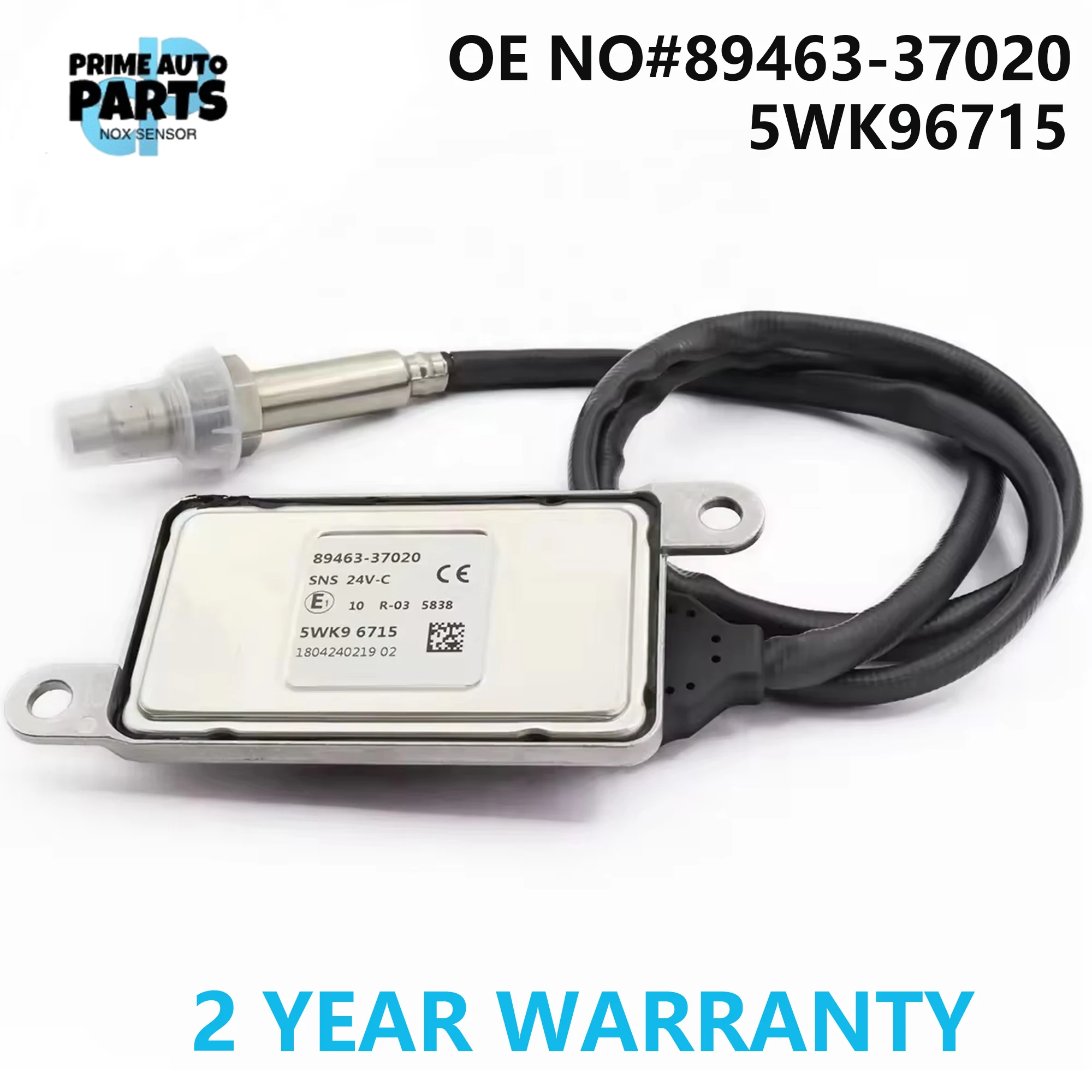 

89463-37020 5WK96715 5WK9 6715 New Nitrogen Oxide Sensor For Hino Truck Toyota Detroit Inlet 8946337020