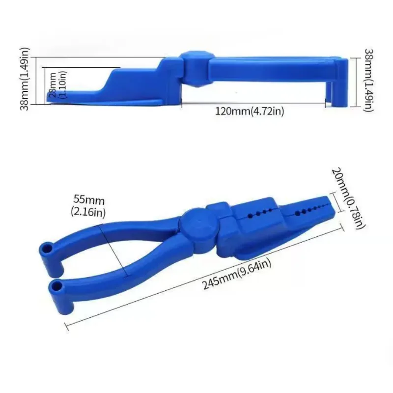 Manual Nailing Machine Punching and Clamping Pliers Fixing Safety Hand Guard Plastic Nailing Auxiliary Tool