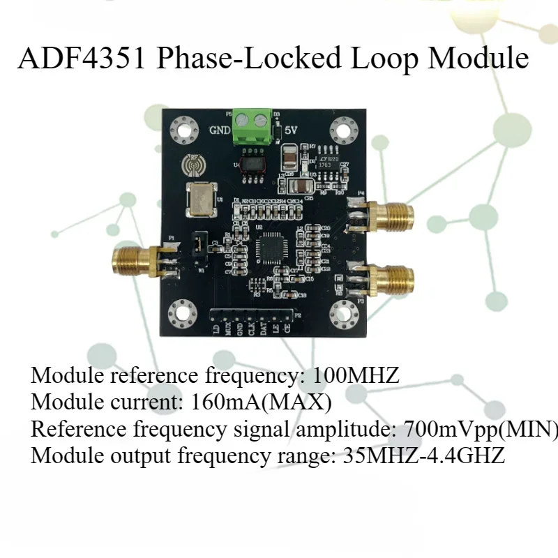 ADF4351 PLL Module - 35M-4.4GHz Wideband RF Signal Source Frequency Synthesizer
