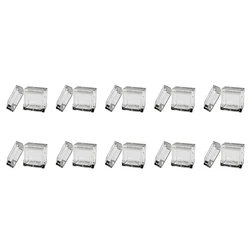 20Pcs Acrylic Box Trays For 0.39Inch 10Mm Elements Cubes Clear Case Periodic Table Bracket For Elements Collections