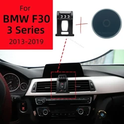 Magnetic Phone Holder For BMW 3series F30 F31 328i 2013-2019 Wireless Charging Special Fixed Bracket Base MagSafe Mount
