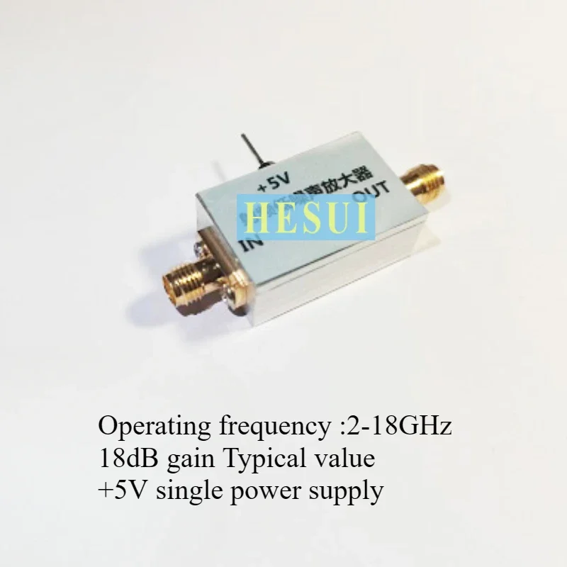 

2-18G broadband low noise broadband receiver amplifier RF broadband receiver amplifier high gain