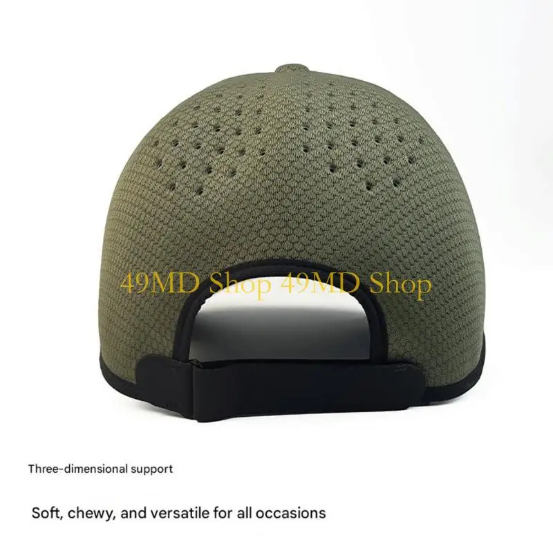 49MD Practical Game Baseball Hat Soft And Strong  Foldable Sport Cap For Adults