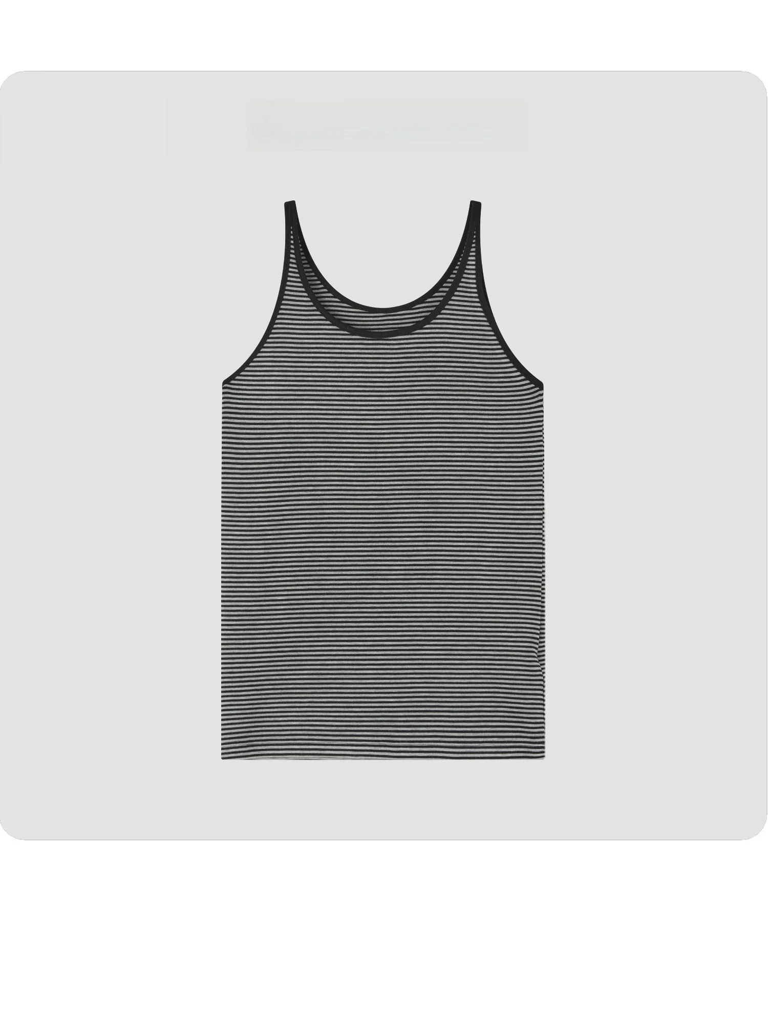 

Вязаный топ на бретелях Hua Ji Yan в полоску, простой, универсальный, из смесового хлопка, эластичный, летний, женская модная повседневная одежда