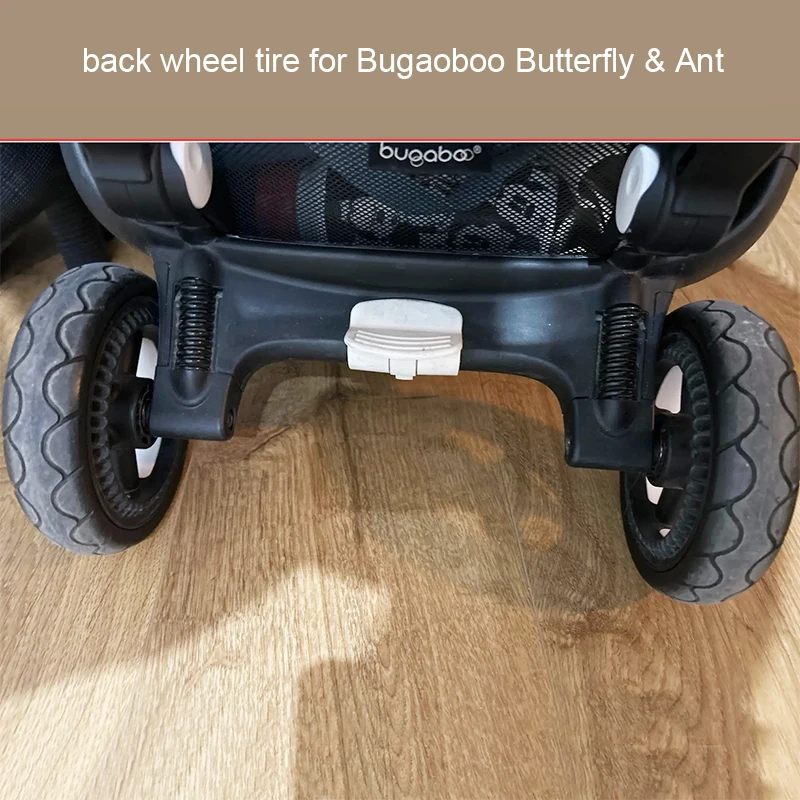 Ban belakang kereta bayi DIY, aksesori ban belakang PU roda belakang Bugaboo Butterfly Ant