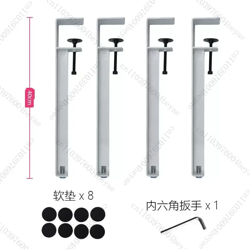 Table feet f clip table legs, table foot bracket with pulley