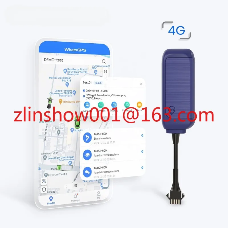 4G Anti-theft GPS Tracker Vehicle Tracking Device Used In Car Motorcycle And Bikes