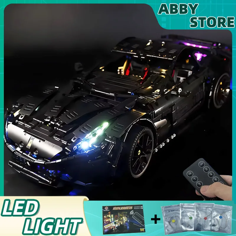 RC DIY LED Light Kit For LEGO 91102 Technical Sports Car ( Only LED Light,Without Blocks Model)