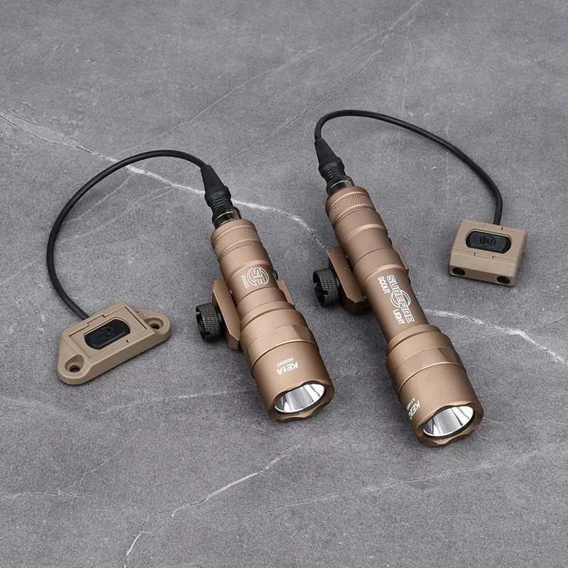 WADSN M300/M600 – Linterna táctica LED para rifle de caza - imagen 3