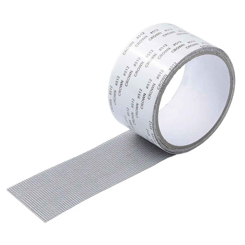Durable 5cm Window Screen Repair Tape Self Adhesive Anti Insect Mosquito Mesh Tape Mosquito Net Repair Tape