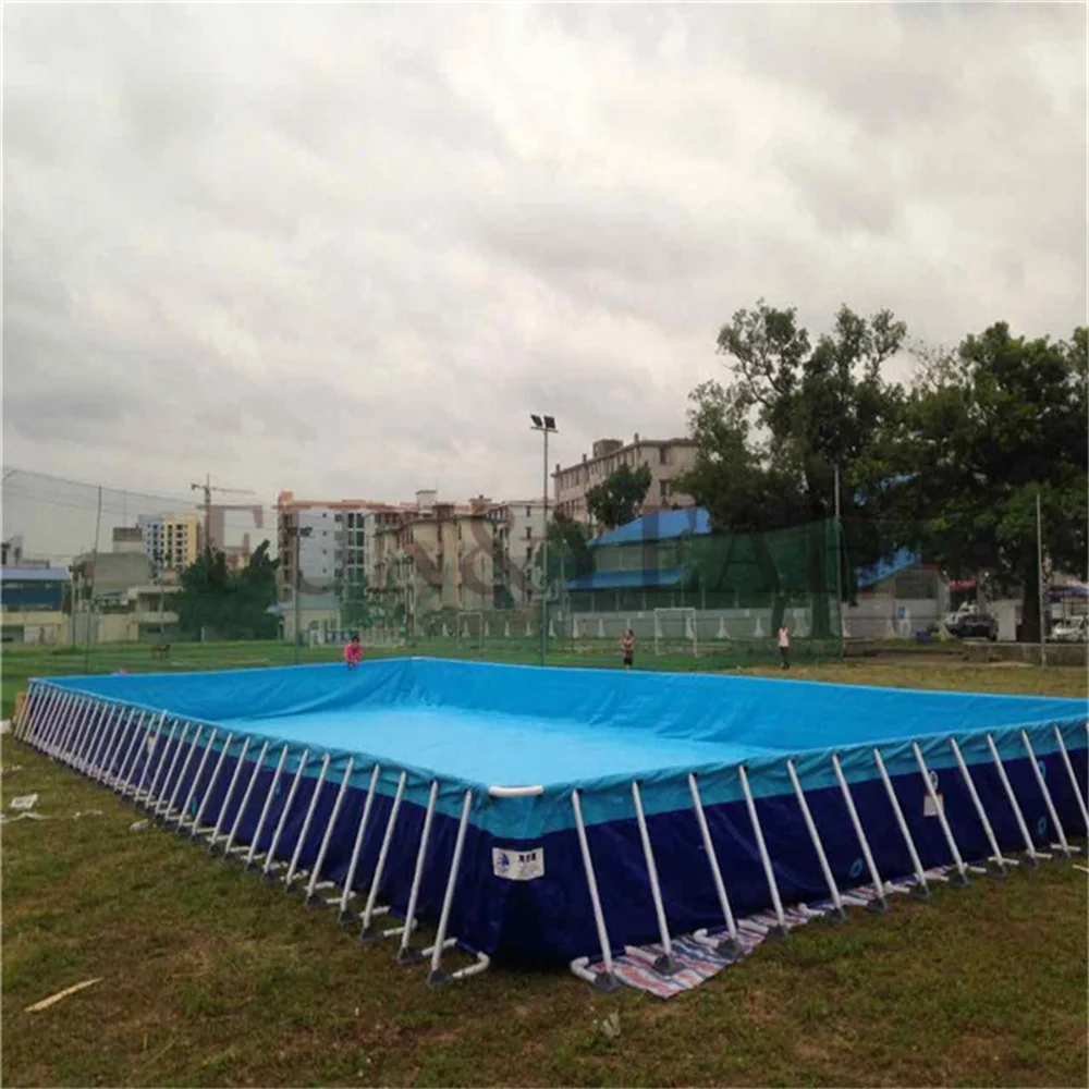 2026 إطار سباحة للكبار بحجم مخصص من مادة PVC المتينة والفولاذ المقاوم للصدأ #1