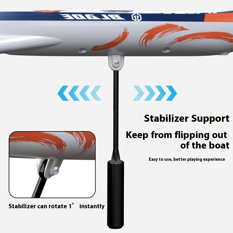 Mini Remote Control Boat 2.4g Remote Control Stunt High-Speed Boat Playing In The Water Flip Colorful Lights Boy Toy Gift.