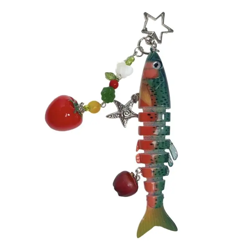 A52E Beweglicher Miniatur-Fischschlüsselaufsatz aus wasserdichtem Material für den Außenbereich – Detail 9