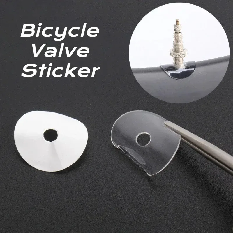 Presta Valve Stickers Seals Mountain/Road Bikes High-Adhesion Valve Protection Decals Cushioning Gaskets Compatible with Tubular