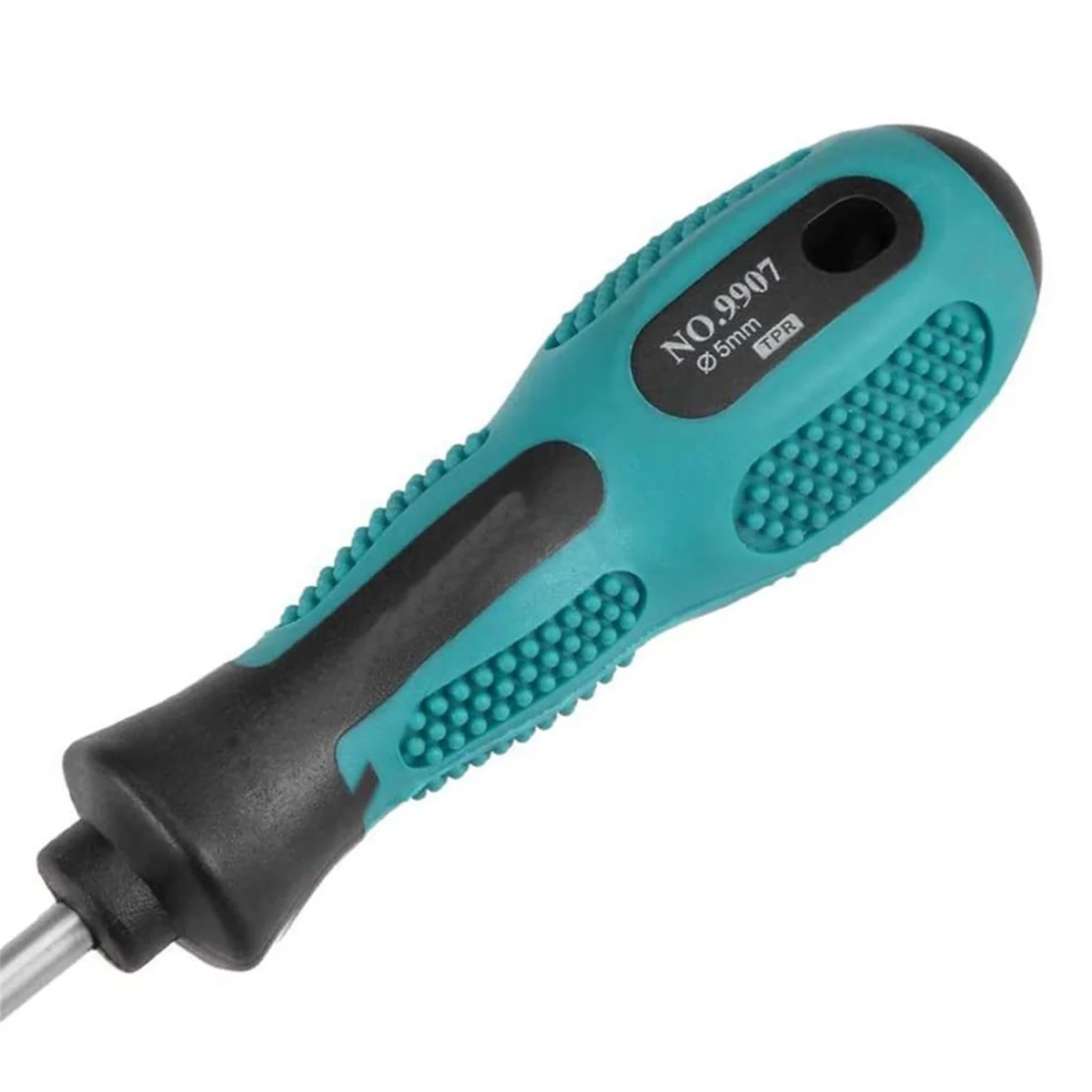 ゴム製ハンドル付きフラットブレードドライバー、長いスロットとフィリップスドライバー、磁気、12インチ、2パック