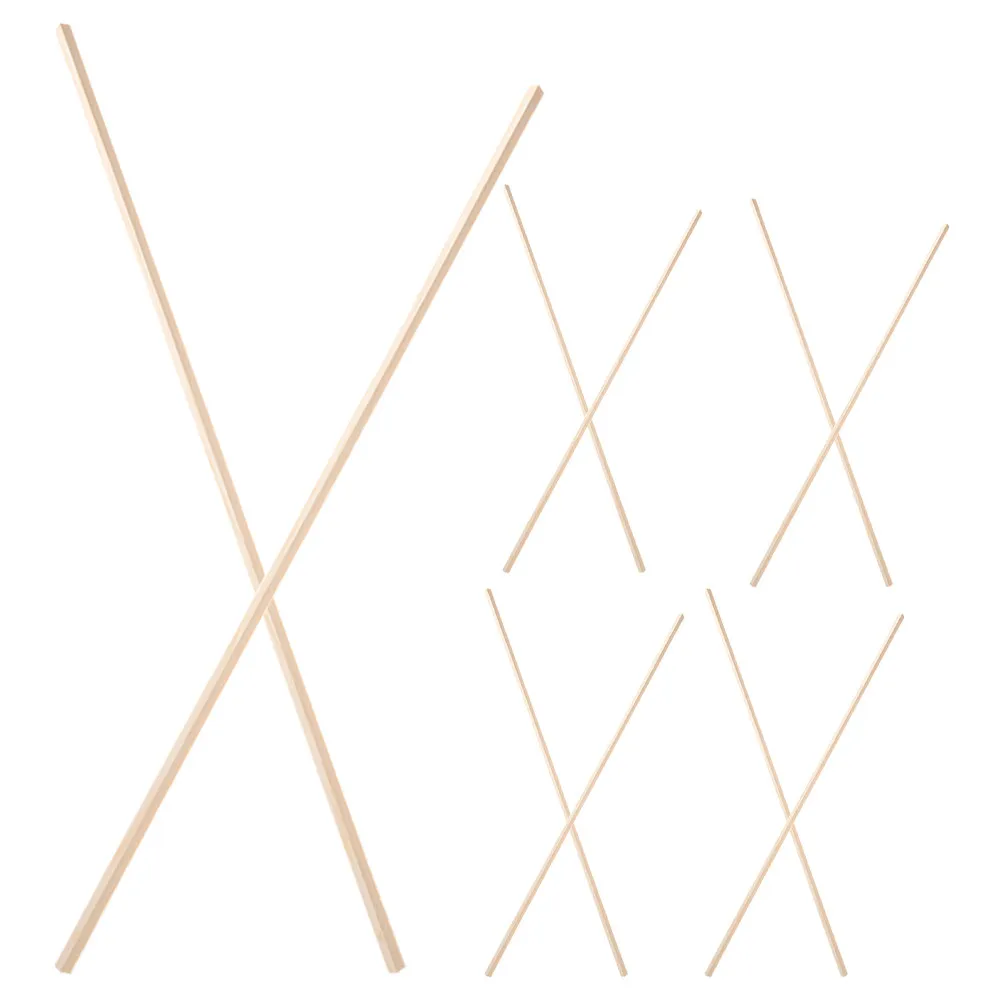12Pcs Wooden DIY Strips 50Cm Long Premium Hardwood Trim for Window Decoration Molding Strip Decor Window Frame Edging