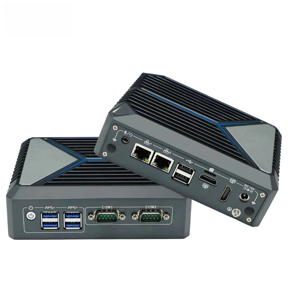 

Most Popular N100 Thin Mini Pc 2 2.5G Ethernet 6USB Support WIFI 4G Fanless Industrial PCs For Harsh Environments