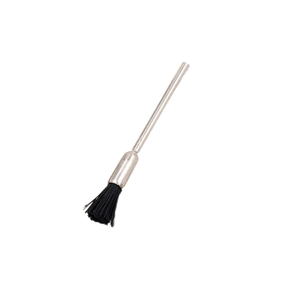 Nylon Wire Brush 10pcs Set with 3mm Shank for Polishing Grinding and Removing Rust and Burrs from For Wood and Metal Materials