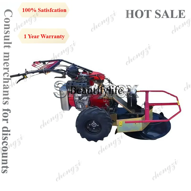 

M81 Multifunctional Disc Harvester small swather forage ryegrass lodging corn medicinal herbs agricultural mowing cutting machi