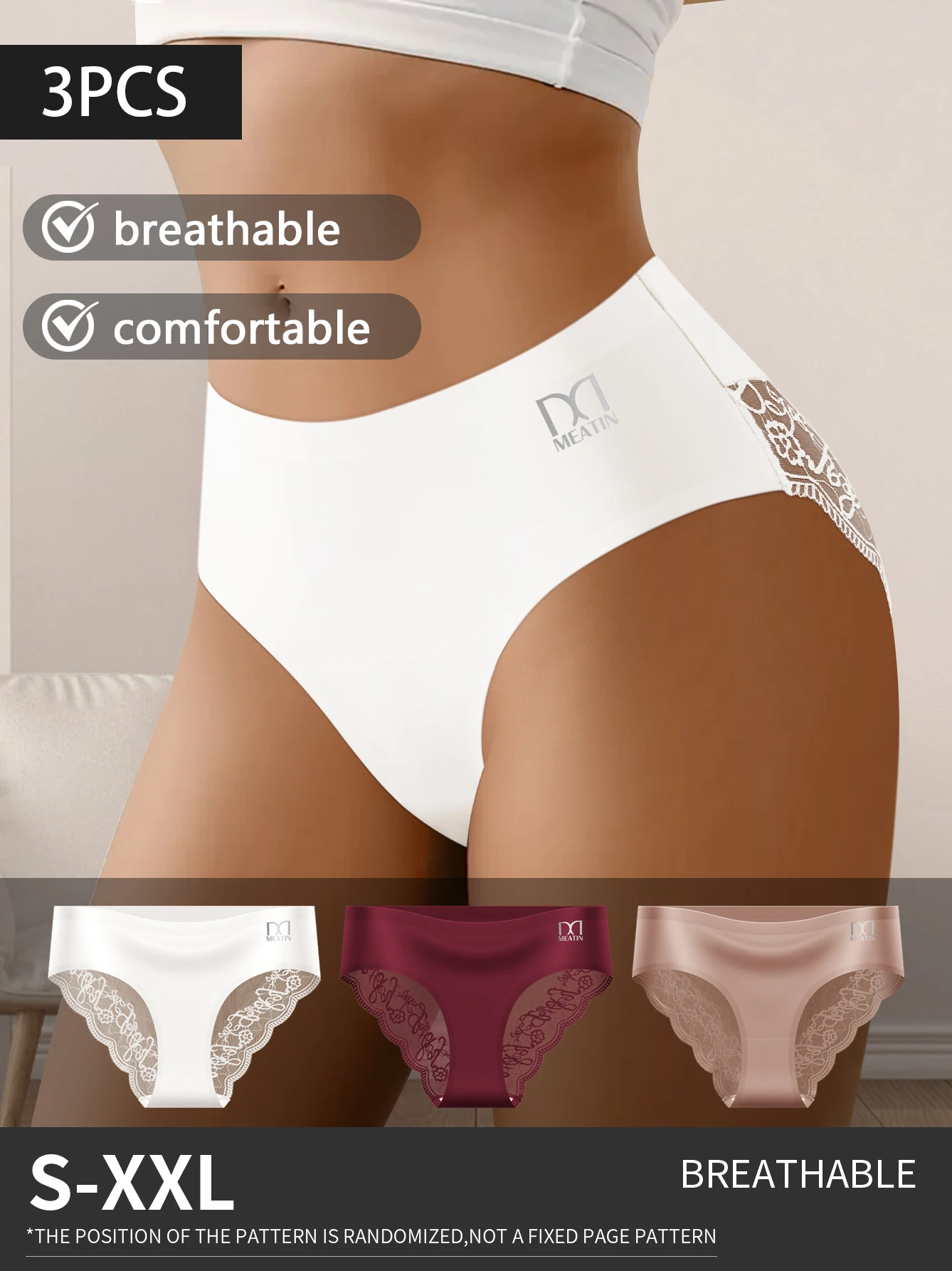 Thumbnail 3 - #22 Trending Womens Lace Trim Comfort Panties Right Now