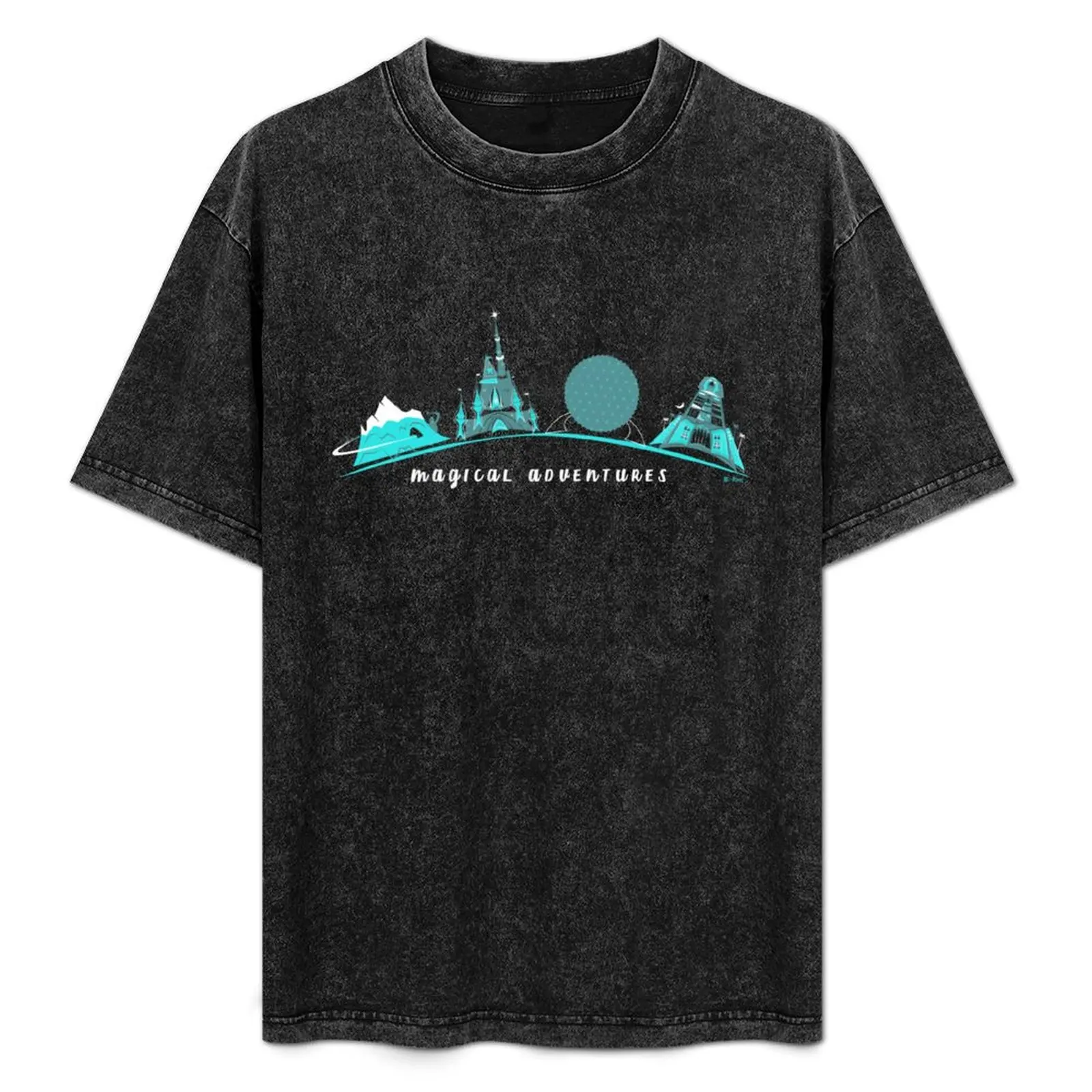 

WDW T-Shirt Casual Pattern Print Tee Shirt