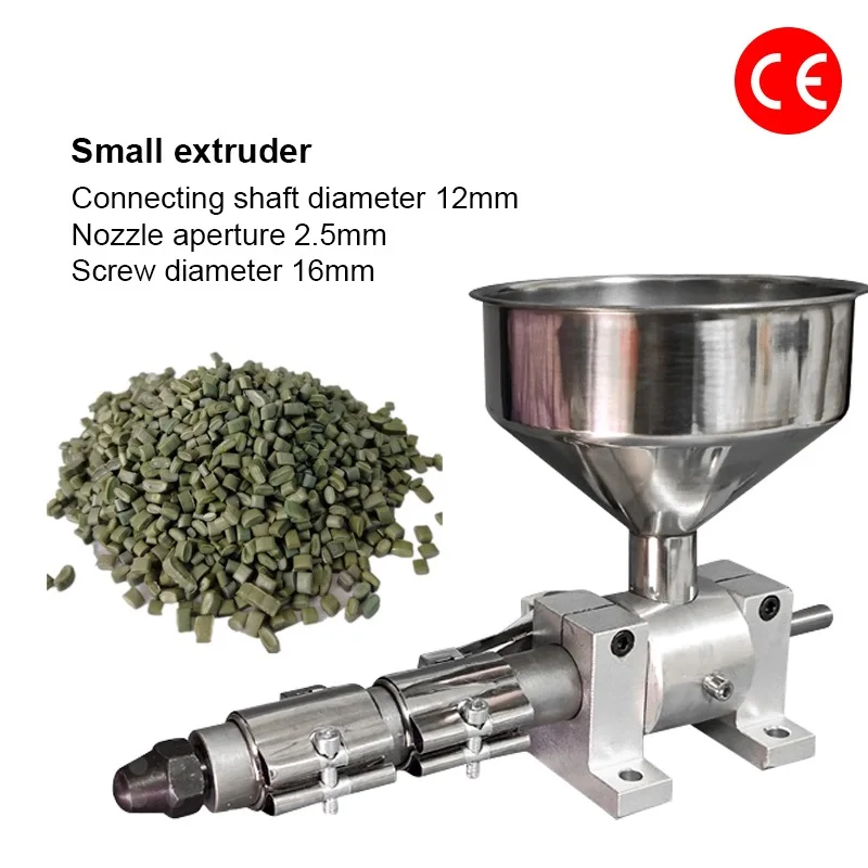 Small extruder, microplastic extruder, adhesive powder, 3D printing line, single screw extruder, desktop type