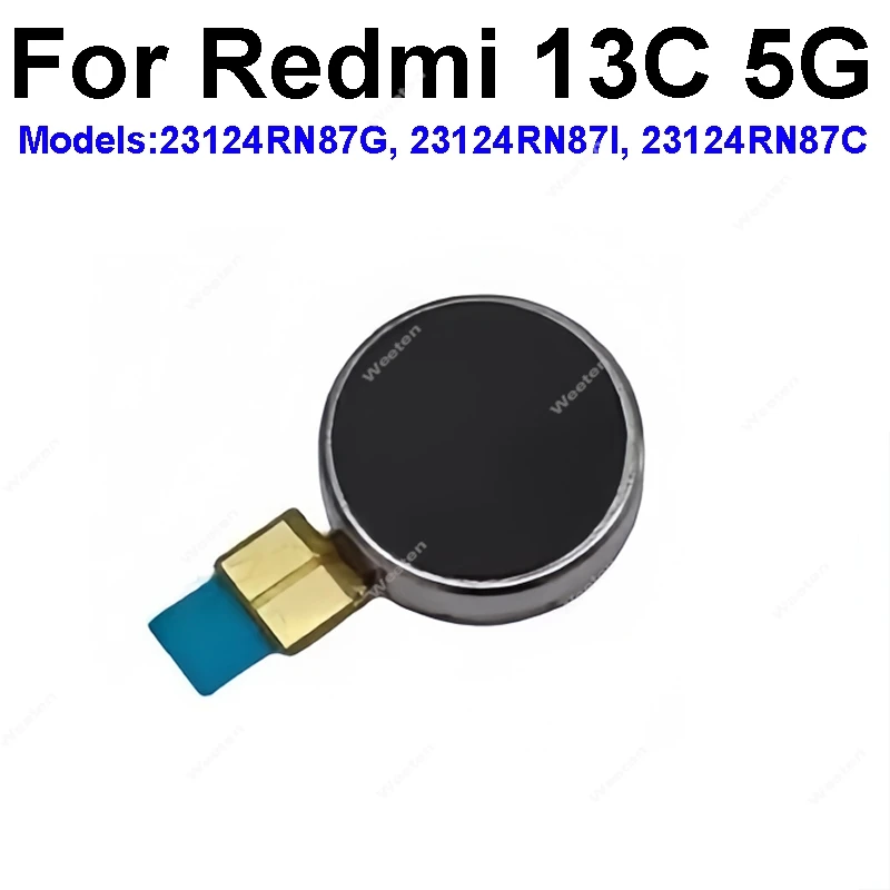 Vibrator Motor Flex Ribbon For Xiaomi Redmi 12 13 13C 13R 14C 14R 4G 5G Motor Vibration Module Cell Phone Spare Parts
