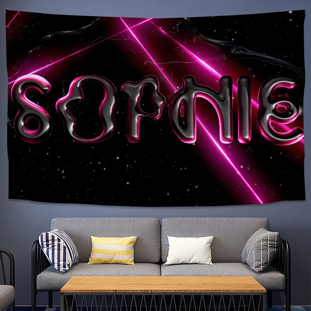 المغني S-الغني S-صوفي علم مرة أخرى لحفلة النزهة والتخييم راية قماش جو خارجي #3